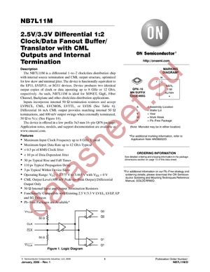 NB7L11MMNG datasheet  